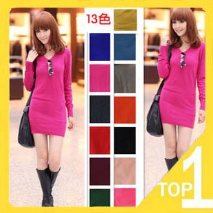 Hot sale! New 2013 Most Popular Women's Comfortable Fashoin Casual sweaters Hollow V-Neck style 3pcs/lot (1.18)