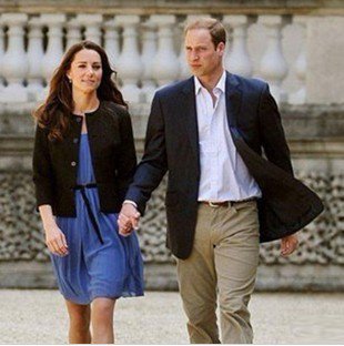 HOT SALE! New Arrival Princess Kate Style Sleeveless Ruffled Blue Chiffon Dress 2012 dress free shipping