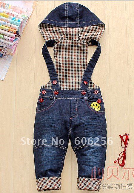 Hot sale Newest Design!! Baby boy/Girls Jeans Overalls Long Trousers Fashion Kids Overall pants