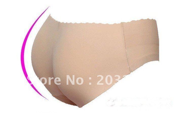 hot sale padded underwear Seamless Underwear bottom Pad Panty Butt Enhancer Hip Booster Brief Briefs free shipping DHL/FEDX/EMS