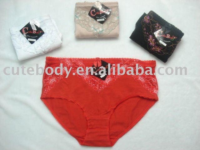 hot sale sexy woman cotton lace  woman high cut underwear