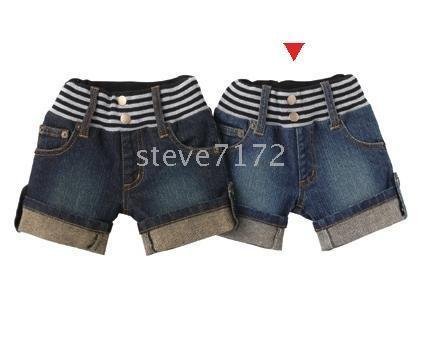 Hot Sale Shorts Girls' Jeans Trousers Shorts Girls pants Jeans Pants girl clothes trousers CL252