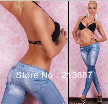 HOT SALE The cowboy color pattern base nine points cultivate one's morality thin leg panty hose