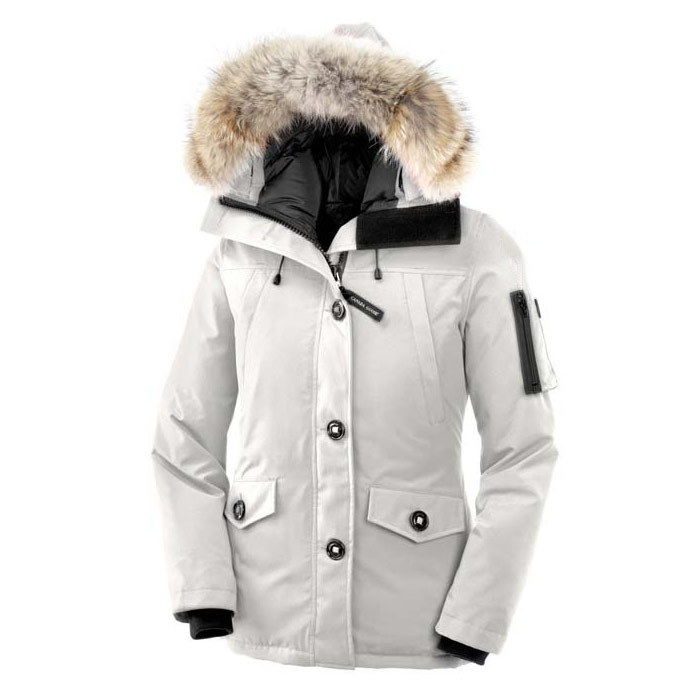 Hot sale top quality  fast shipping Winter Montebello winter jacket for women grey white 2012