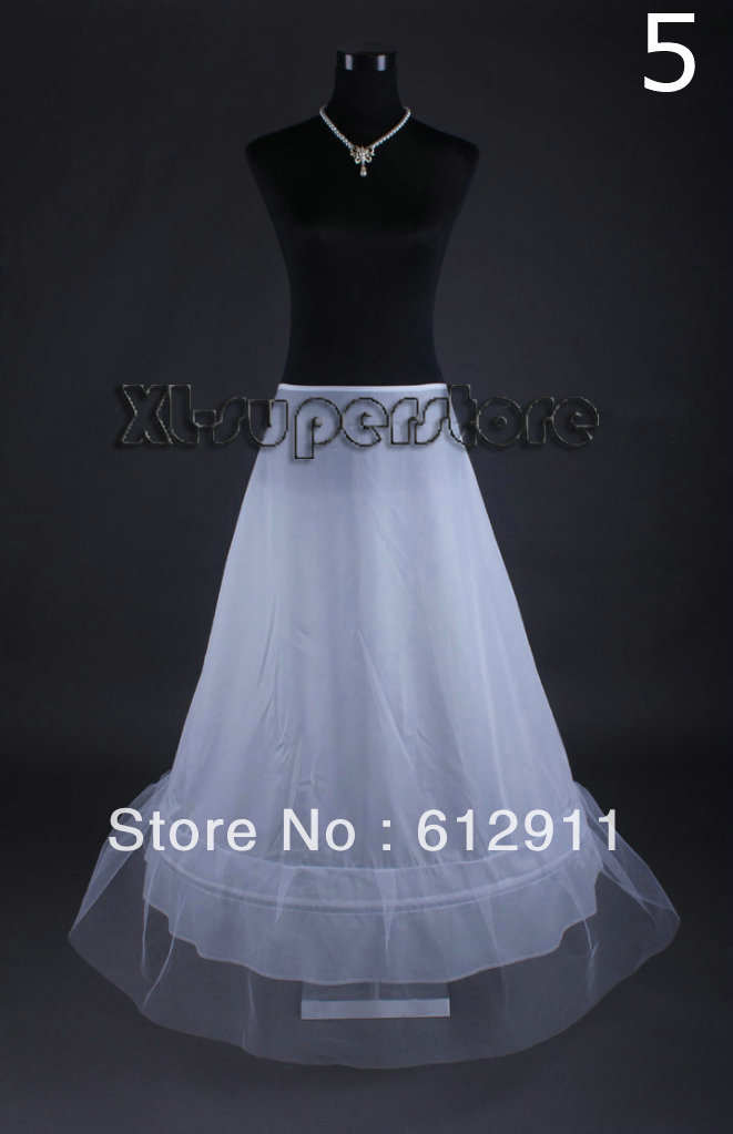 Hot sale  White A Line  dress petticoat underskirt crinoline