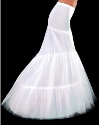 Hot sale White Mermaid/Trumpet Petticoat Crinoline Bridal Accessories  Hot sale  50% off
