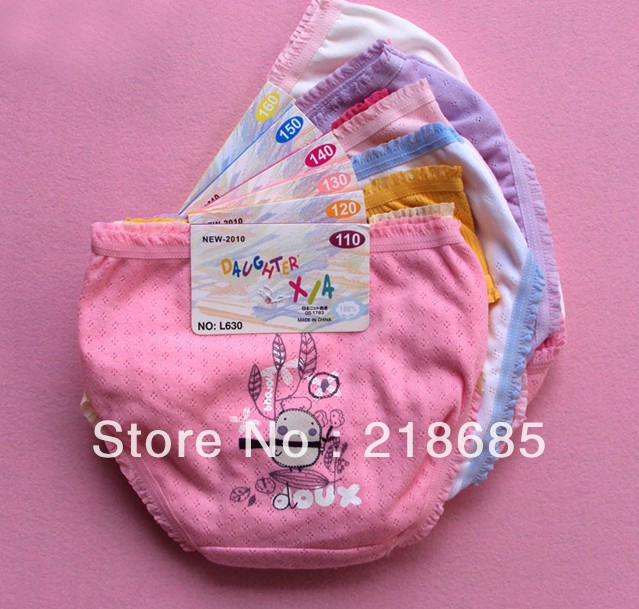 HOT SALE Wholesale Children underwear Kids Panties Breathable cotton fashion briefs 12pcs/lot free shipping