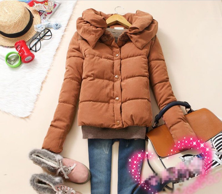 HOT SALE wholesale&retail winter women's Korean down cotton short design wadded jacket jeanette outerwear free shipping g665