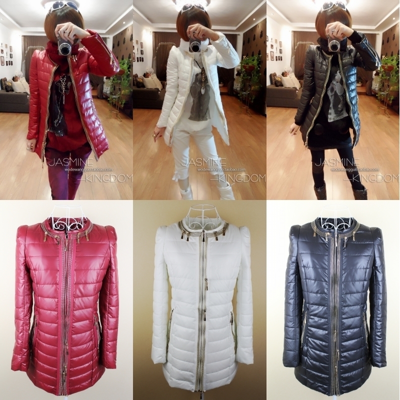 Hot-Sale Winter New Arrival Women's Plus Size Medium-Long Slim Outerwear Wadded Cotton-Padded Jacket