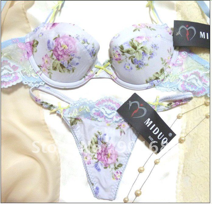hot sale woman sexy lace colorful bra  set  and pantie sets lingerie