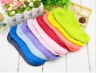 Hot  sale women's multi color cotton sock slippers 50 pairs/Lot mix colors free shipping