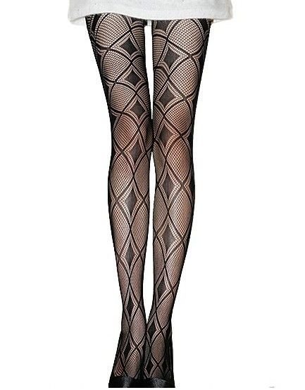 Hot Sales 2012 Free Shipping Diamond lattice hollow fishnet stockings Wholesales