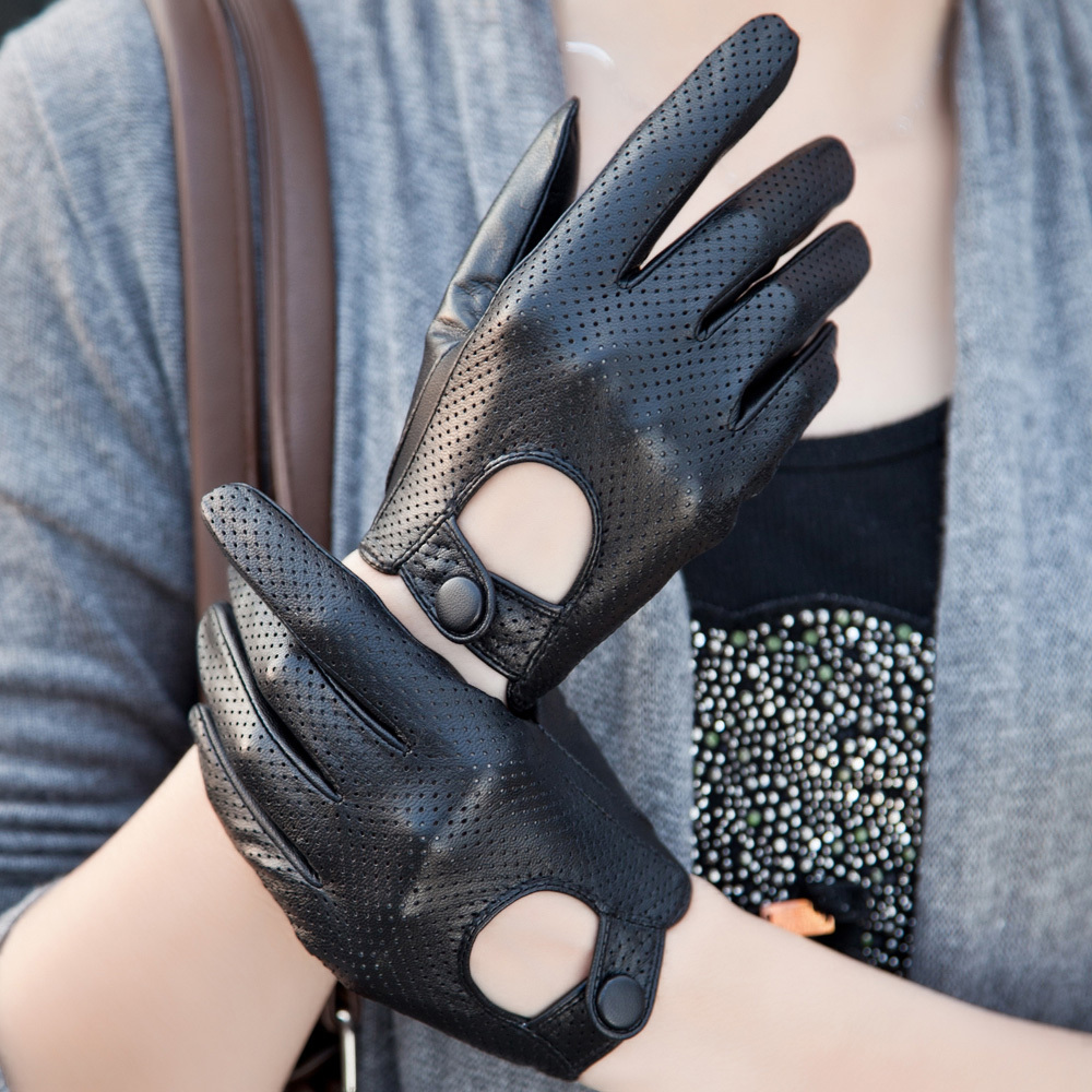 Hot sales!autumn and winter new arrival women's trend ultra-thin classic fashion lovers sexy sheepskin genuine leather gloves