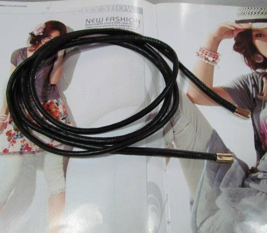 Hot sell!All-match PU artificial leather thin belt A15018120902