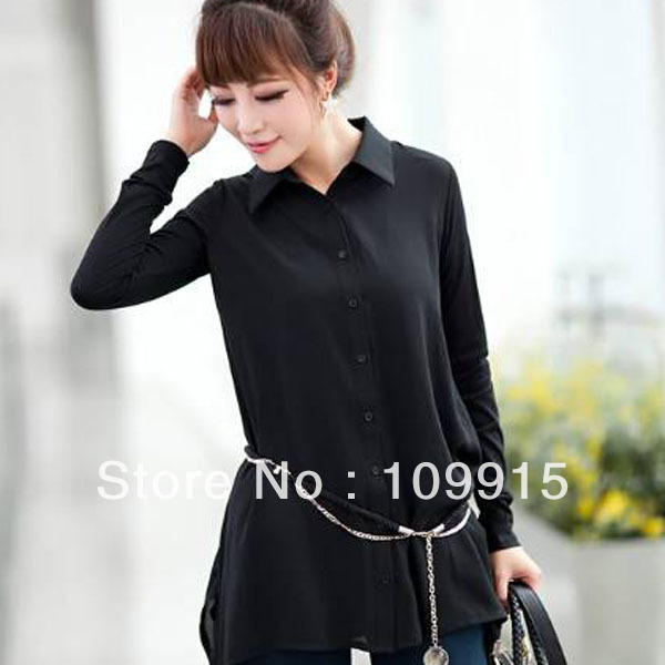 Hot Sell British Style Chiffon Spell Color Stand Up Collar Leopard Pocket Shirt   HR488