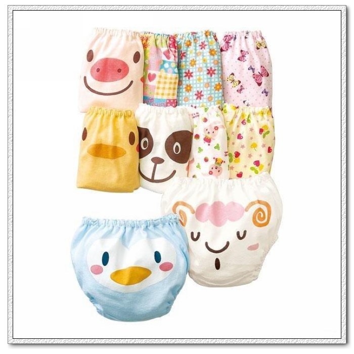 hot sell child panties  100% cotton briefs baby bread pants