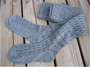 Hot sell+Free shipping cotton Korean style warm hemp pattern pantyhose + support wholesale