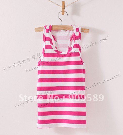 HOT sell Free shipping girls vest ,children beachwear, kids summer clothes ,vest children,kids summer clothes wholesale