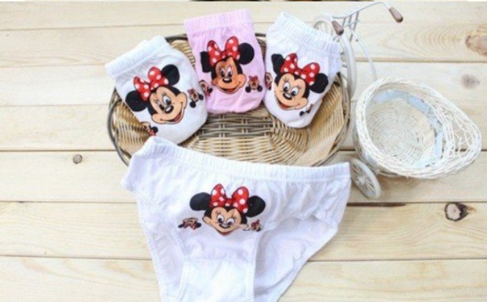 Hot sell Free Shipping Wholesale Children's Cartoon cotton girls briefs Underwears 12 pcs / lot