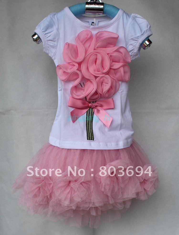hot sell New fashion B2W2 design children summer clothing set . 5sets/lot  -*-*