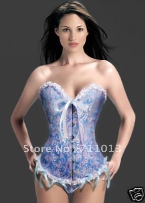 Hot sell printed sexy lingerie body shaper corset bustier,plus size