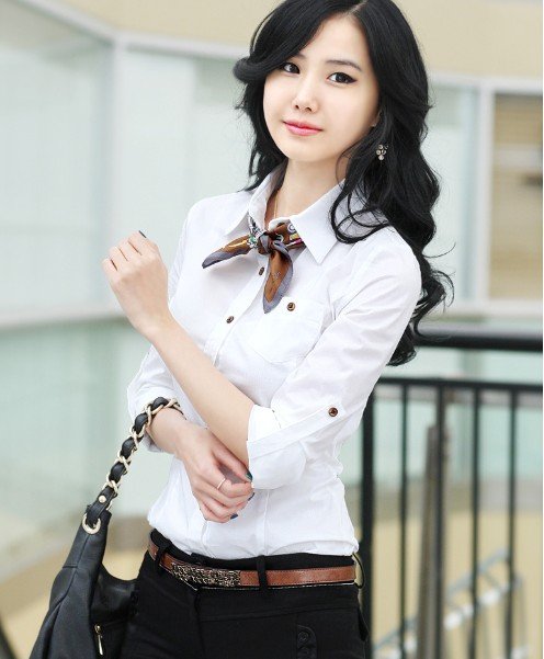 Hot Sell+Promotion Price.2012 Fashion Ladies elegant Blouse,Womens Blouse,Ladys Shirt,OL Blouse,Womens clothing Y035S-W104