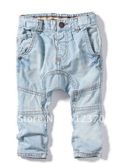 Hot sell Wash children old jeans trousers,children's garments/free shipping
