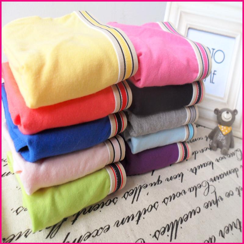 Hot selling 100% cotton women's sports briefs solid colors women's fashion underwear wholesale price