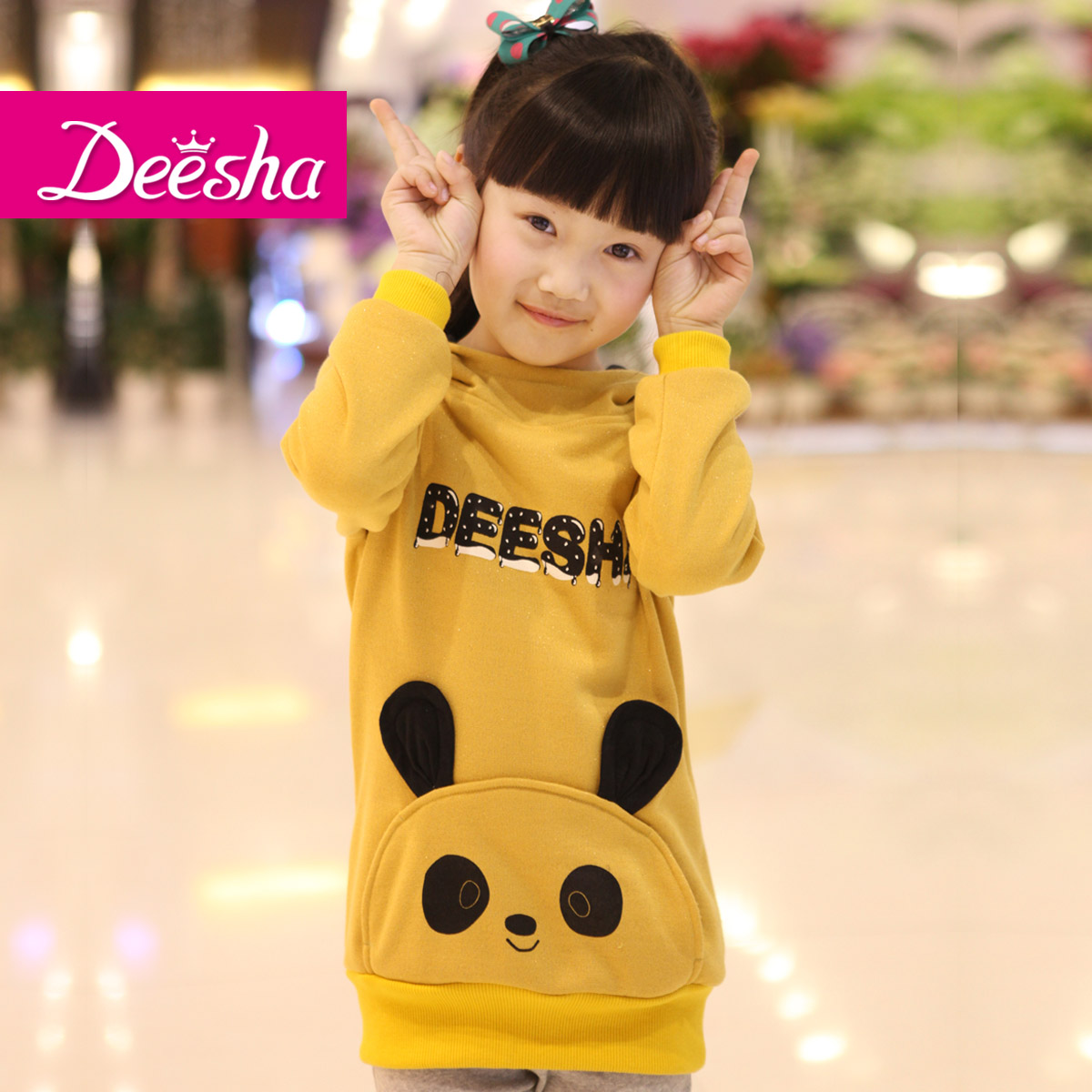 Hot-selling 2012 DEESHA female clothing comfortable casual long design baby sweatshirt outerwear 1212433
