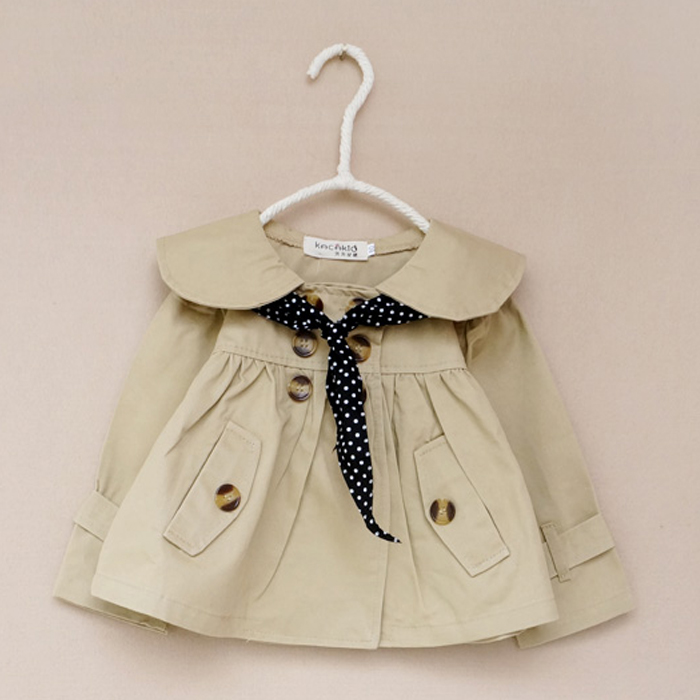 Hot-selling 2013 female child belt trench bib outerwear baby trench