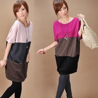 Hot-selling 2013 spring summer sweatshirt women's maternity ultralarge fashion batwing sleeve sweatshirt long design three-color