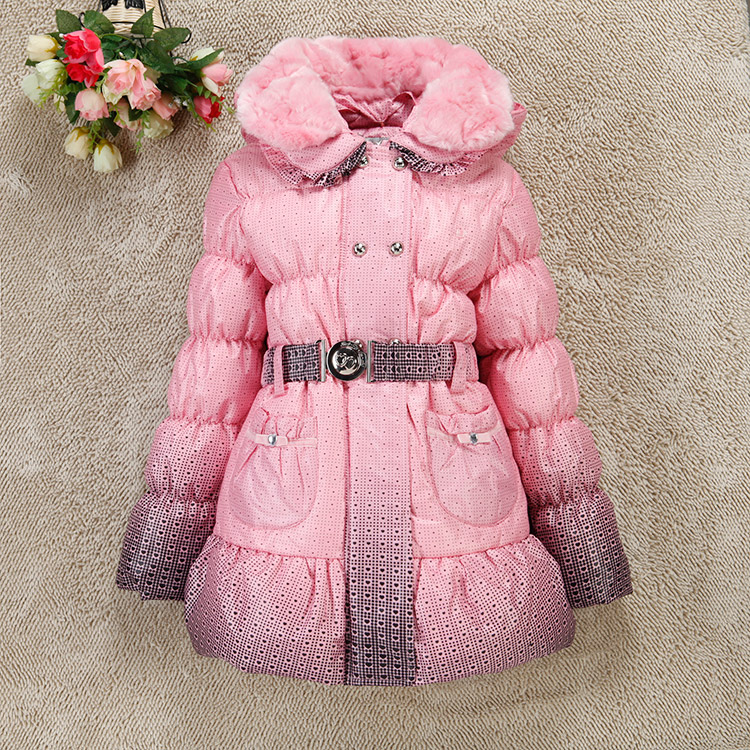 Hot-selling big medium-long down coat female down coat female children's clothing female child