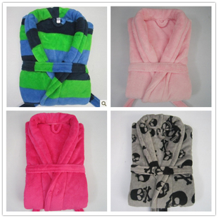 Hot-selling child coral fleece robe coral fleece child bathrobe child sleepwear robe coral fleece sleepwear