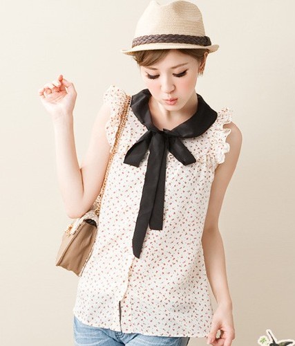 Hot-selling fashion women's 2013 fashion 6608 unjointable small top