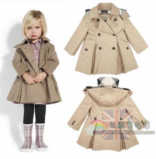 Hot-selling female child 2013 spring and autumn fashion child trench princess outerwear child