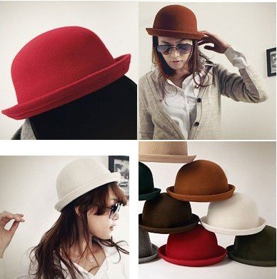 Hot Selling Free Shipping Casual Hats Fedora Hat Top Hat For Unisex Min.Order Is $15 (Mix Order) A0079