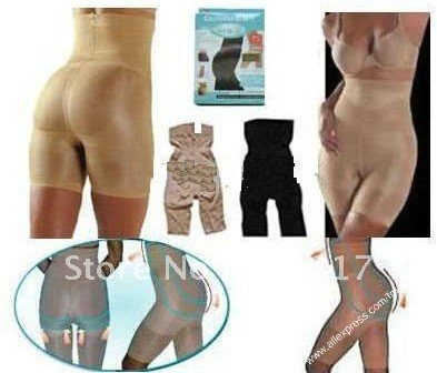 Hot selling!Free Shipping30pcs/lot, As Seen On TV Wholesale Beige and black Slim n lift/Slim Pants Body Shaper