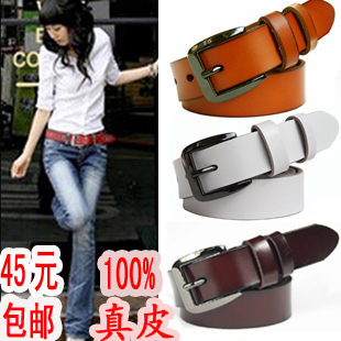 Hot-selling genuine leather belt women's strap Women genuine leather all-match fashionable casual jeans belt