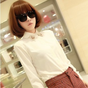 Hot-selling hot-selling 2013 fashion spring all-match elegant female long-sleeve shirt