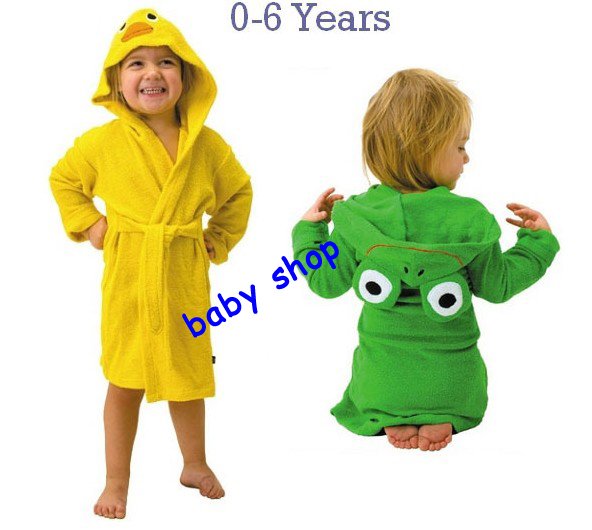 hot selling!!!Japan LINDALINDA cartoon children bathrobes bath robe(10pcs/lot)