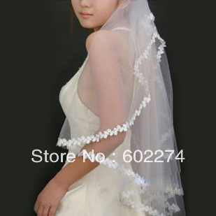 Hot-selling Laciness All-match White/Red/Beige/Pink Veil Wholesale Free Shipping