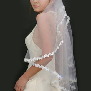 Hot-selling laciness veil 1.5 meters all-match , white red beige pink