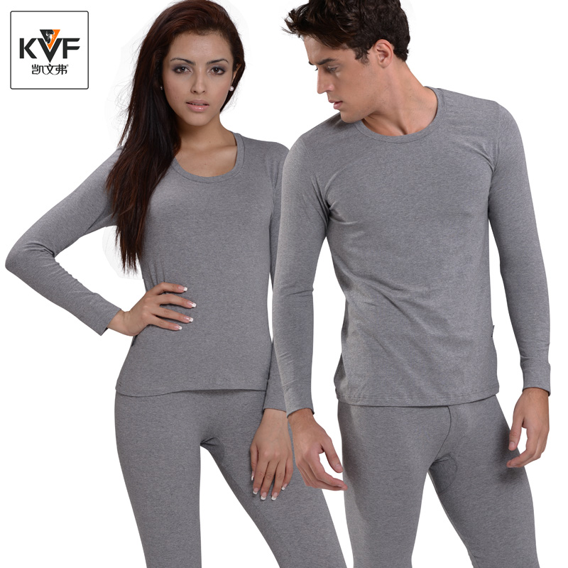 Hot-selling lovers thermal underwear plus size thick men's women's thermal clothing set autumn underwear