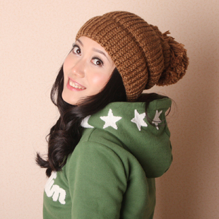 Hot-selling millinery handmade knitted hat knitted hat cute dm90081