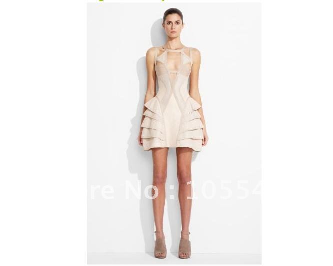 Hot Selling New Arrived HL Bandage Dress HLE119 Sleeveless Evening Party Dress