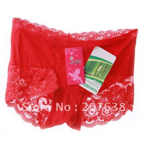HOT Selling!!Retail&Wholesale Bamboo charcoal fiber lace underwear the boundless sexy underwear+free shipping