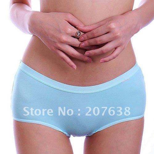 HOT Selling!!Retail&Wholesale Bamboo charcoal fiber simple cotton underwear+free shipping