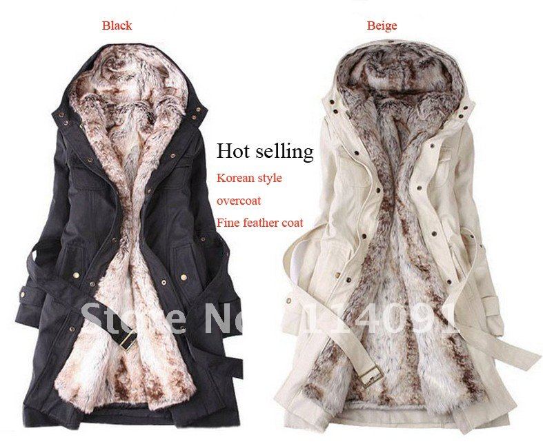 Hot Selling S-XXXL Women's Thermal Overcoat Outerwear Removable Liner Tench Wadded Jacket