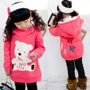 Hot-selling spring and autumn children's clothing popular hot-selling girls clothing large sweatshirt t-shirt outerwear fleece