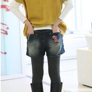 Hot-selling spring summer MICKEY maternity denim shorts boot cut jeans maternity shorts